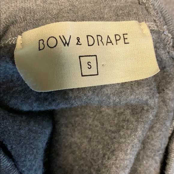 Bow & drape long sleeve sweatshirt - Picture 4 of 4